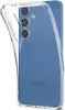 A clear phone case is shown on a blue smartphone. Anteprima dell’immagine prodotto
