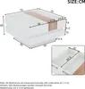 Sweiko 70x70x39cm vysoký lesk s výsuvnou doskou, bočný Náhľad obrázku produktu 7