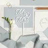Décoration de gâteau « Mr & Mrs » pour mariage, 16,5 x 8,3 Voir les images du produit 3