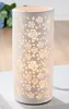 Gilde Runde Lampe Rosen weiß Fassung E 14 max. 40 Watt Produktbild-Vorschau 2
