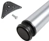 4er Set Tischstützen Chrom matt ø 60 mm Höhe 820 mm Produktbild-Vorschau 1