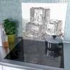 Spritzschutz Herdabdeckplatte Schneidebrett aus Glas Produktbild-Vorschau 3