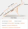 A wooden pet ramp with dimensions and specifications labeled. Anteprima dell’immagine prodotto
