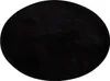 Tapiso Koberec CUDDLE Round Unicoloured Modern Black Náhled obrázku produktu 7
