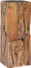 A close-up view of a wooden side table with a rough, natural texture. Anteprima dell’immagine prodotto