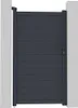 Gartentor aus Aluminium "Marc" - 101,2 x 180,9 cm - Grau Produktbild-Vorschau 1