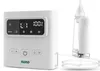 A white electric nasal aspirator with a digital display and controls, shown next to its detachable suction tip. Anteprima dell’immagine prodotto