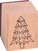 HEYDA Motivstempel-Set "Tannen" in Klarsicht-Box 10 Stempel Produktbild-Vorschau 3