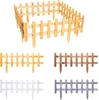 Steckzaun Holz Anthrazit H 40 x B 93,5 cm 4 Stück Produktbild-Vorschau 1