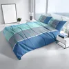 Mikrofaser Bettwäsche Set 155x220 cm 80x80 cm Petrol Blau Produktbild-Vorschau 2
