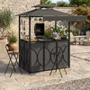 Pavillon de barbecue Zerbaco, avec toit, en 3 parties, abri Voir les images du produit 1
