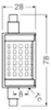 Osram LINE LED bulb Warm white 2700 K 12 W R7s E Produktbild-Vorschau 3