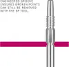 A close-up of a dart point tool with text describing its features. Produktbild-Vorschau