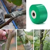A collage of images showing the process of grafting plants using green grafting tape. Produktbild-Vorschau