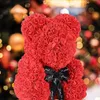 Orsetto con rose, regalo unico per San Valentino, Anteprima dell’immagine prodotto 6