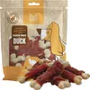 A bag of dog treats with some treats spilled in front. Anteprima dell’immagine prodotto
