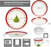 Koffieservies 18-delig - Porseleinen servies - Feestelijke Productafbeelding-voorbeeld 7