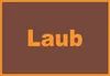 Laub Mülltrennung Schild mit Text waagerecht A5 (148x210mm) Produktbild-Vorschau 1