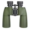 A pair of green and black binoculars on a white background. Podgląd zdjęcia produktu
