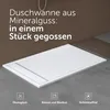 doporro Duschtasse Duschwanne 90x100x3cm aus Mineralguss in Produktbild-Vorschau 2
