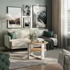 Konferenční stůl Vicco Romeo Bílá/Řemeslný dub 68 x 68 cm, Náhled obrázku produktu 3