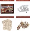 Puzzle 3D Motocicleta cruiser, ROKR, Lemn, 420 Piese Podgląd zdjęcia produktu 26