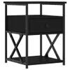 vidaXL Noční stolky 2 ks černé 40x42x55 cm odvozený výrobek Náhled obrázku produktu 5