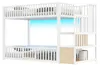 Lit superposé Merax 90 x 200 cm, lit enfant avec échelle de Voir les images du produit 6