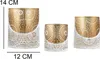 3er Set Boho Deko Windlicht Teelichthalter Yulet Weiss Produktbild-Vorschau 5