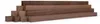 10er-Set Holzleisten - Nussbaum gehobelt - 40 x 40 x 500 mm Produktbild-Vorschau 1