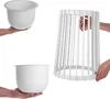 KADAX Doppelseitiger Blumenständer 54 cm Weiß + 2 Einsätze Produktbild-Vorschau 10