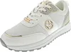 A single white and gold sneaker is shown from a side-diagonal angle against a white background. Produktbild-Vorschau