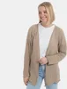 Knit Factory Jasmin Kurze Strickjacke - Leinen - 36/38 Produktbild-Vorschau 2