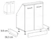 Soklový panel Vicco R-Line Antracit/Antracit 56.3 cm Sada 2 Náhled obrázku produktu 2