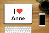 MuchoWow® Laptop Aufkleber Sticker Cover Ich liebe - Anne - Produktbild-Vorschau 2