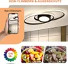 ZMH LED stropní světlo černé stmívatelné s dálkovým Náhled obrázku produktu 5