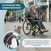 Rolstoel, opvouwbaar, aluminium, lichtgewicht, handmatig, Productafbeelding-voorbeeld 3