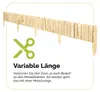 Garronda Beeteinfassung Holz Rollzaun Gartenzaun Produktbild-Vorschau 3