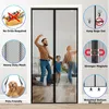 Zanzariera magnetica per porte 85x210 cm Nero Facile da Anteprima dell’immagine prodotto 2