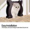 Katzentür für den Innenbereich, Katzenkopfförmige Katzentür Produktbild-Vorschau 9