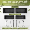 CASARIA® Blumenkasten 2er Set 11 Liter Montagehalterung Produktbild-Vorschau 4