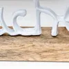 3er Set Schriftzug Lebe Lache Liebe L22cm Metall Weiß Mango Produktbild-Vorschau 5