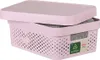 Curver Infinity Dots 11L Box mit Deckel rosa Produktbild-Vorschau 9