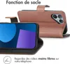 imoshion Luxe Bookcase for the Fairphone 5 - Brown Voir les images du produit 3
