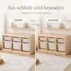 Vinyl-Sticker-Set für IKEA TROFAST, 6 Stück, beige Náhled obrázku produktu