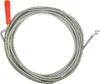 A coiled drain snake with a red handle against a white background. Produktbild-Vorschau
