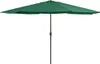 vidaXL Ombrellone con asta in metallo 390 cm Verde Anteprima dell’immagine prodotto 7