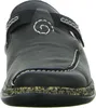 A close-up, front-facing view of a black women's clog or mule shoe. Anteprima dell’immagine prodotto