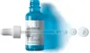 A bottle of La Roche-Posay Hyalu B5 serum with a dropper and several drops of serum shown next to it. Produktbild-Vorschau