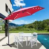 Sonnenschirm mit LED Beleuchtung Ampelschirm 300 cm Garten Produktbild-Vorschau 6